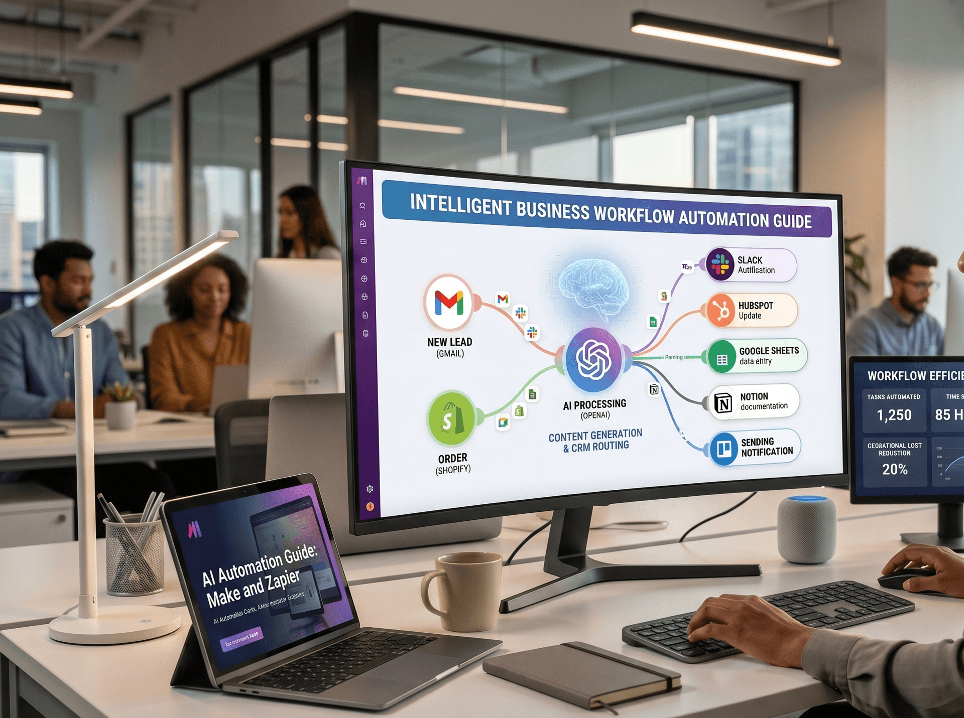 AI Automation Using Make and Zapier: Complete Business Workflow Guide
