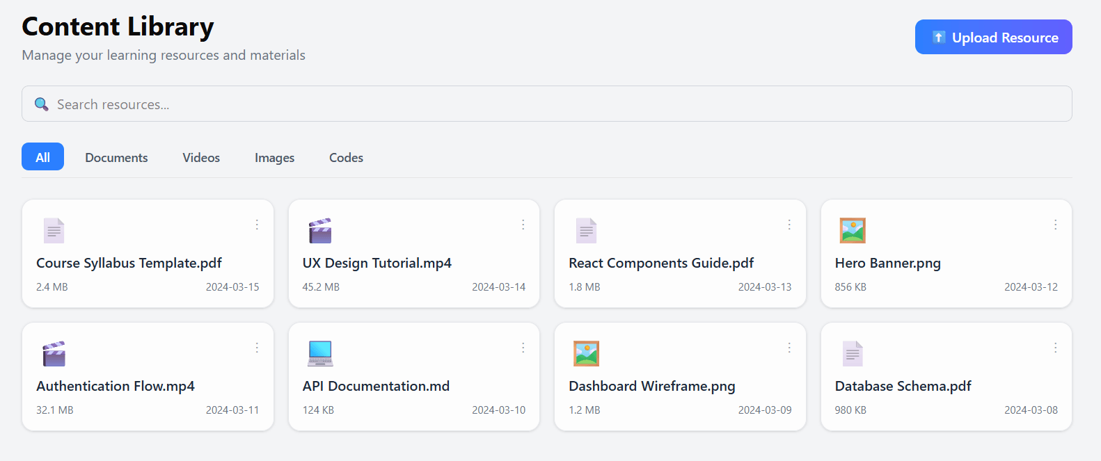 Centralized Content Library